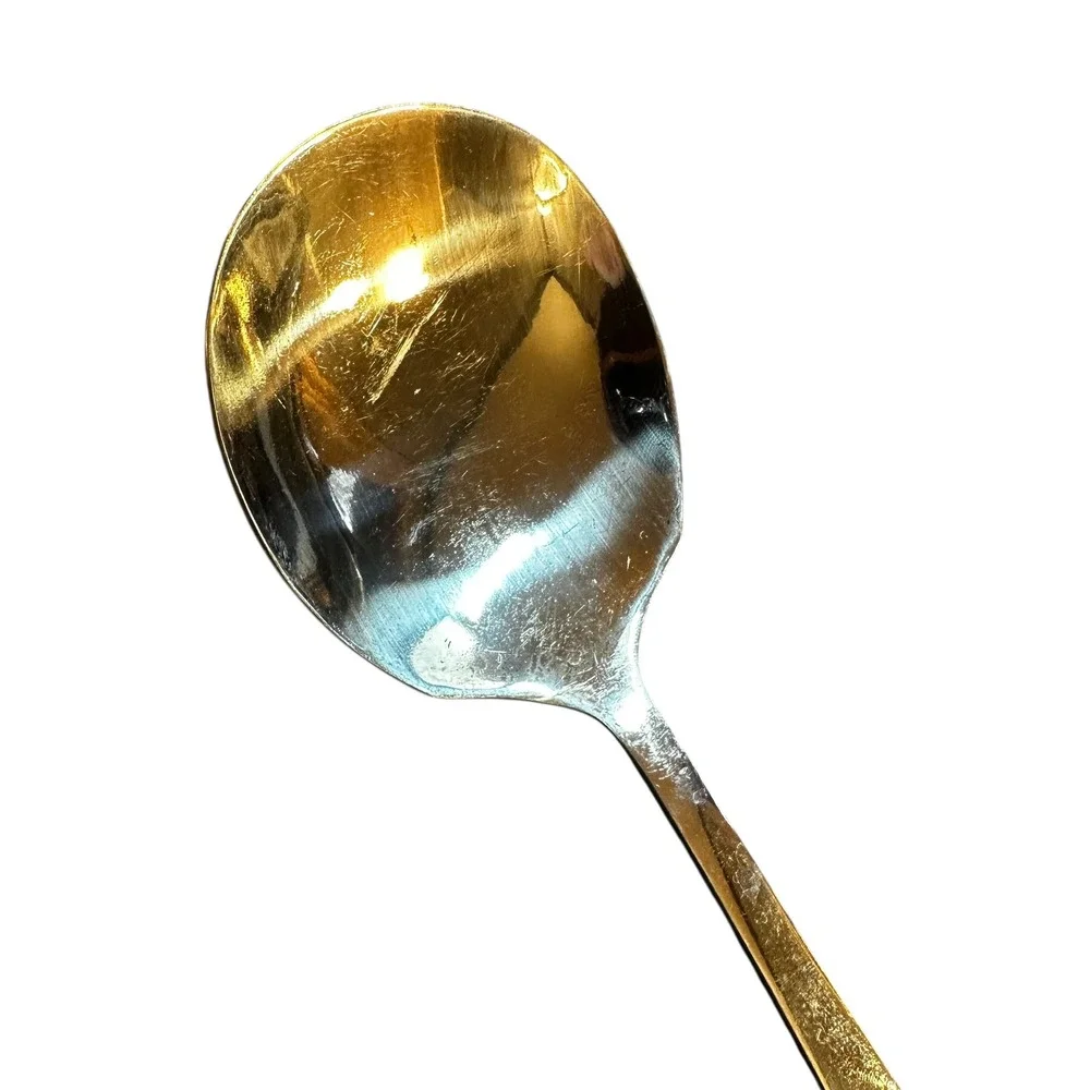 Adcraft Windsor Stainless Steel Serving Spoon Long Round Bowl Silver‎ Utensil